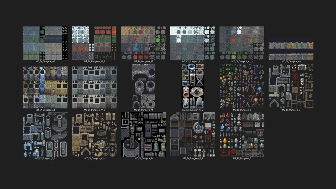 RPG Maker MV - EX Graphic Base Set Dungeon Screenshot 2