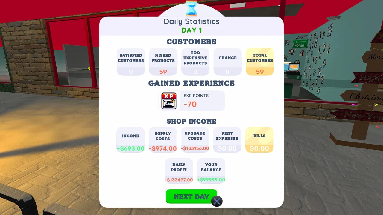 Supermarket Simulator Holidays 2025 Screenshot 3