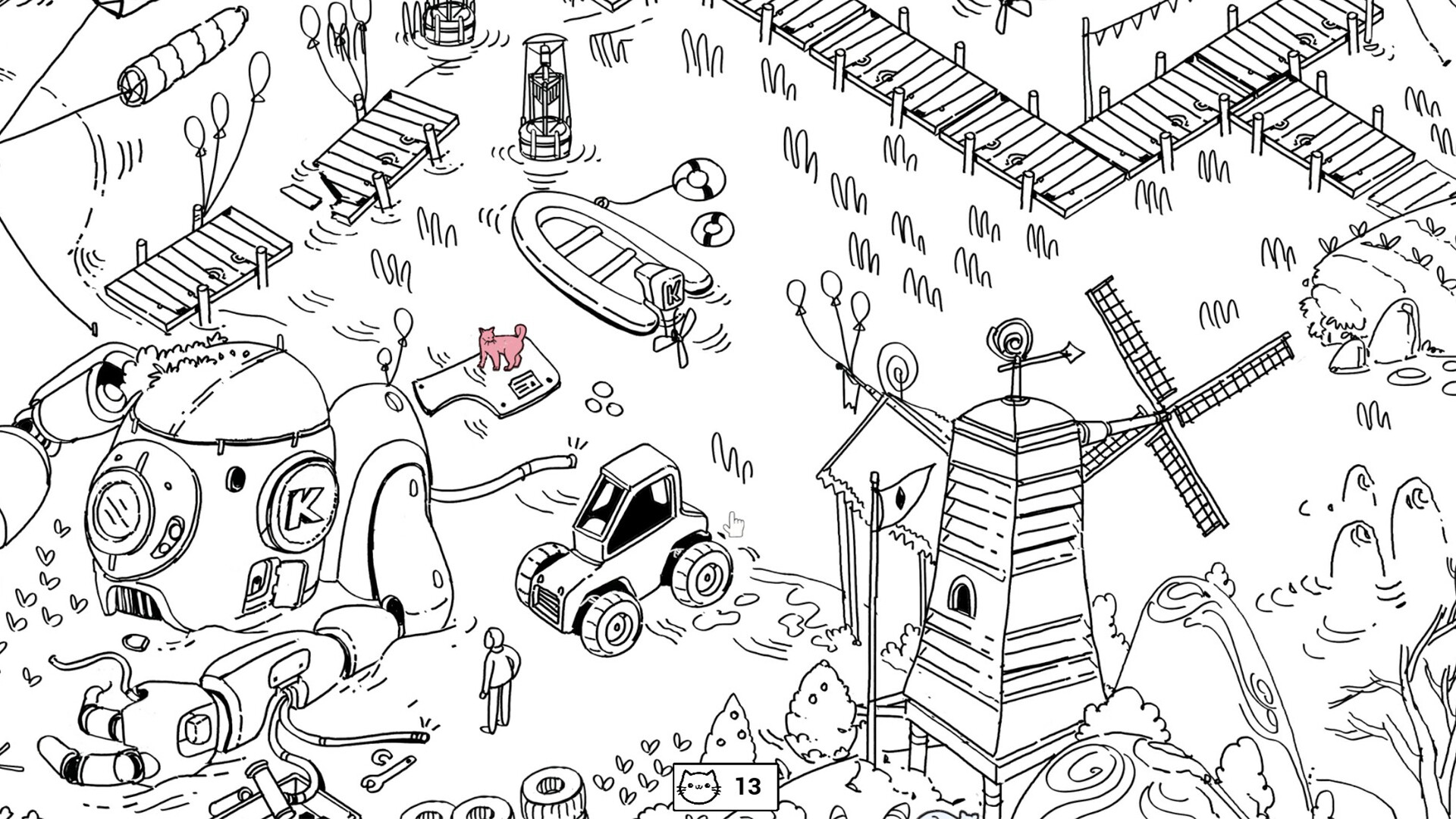 Silktrails: Cats in the grove Screenshot 0