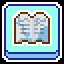 Tears-ruined textbook icon
