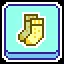 Banana socks icon