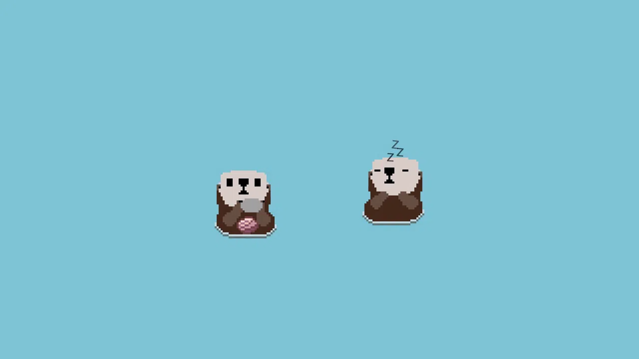 otters and stones Screenshot 0