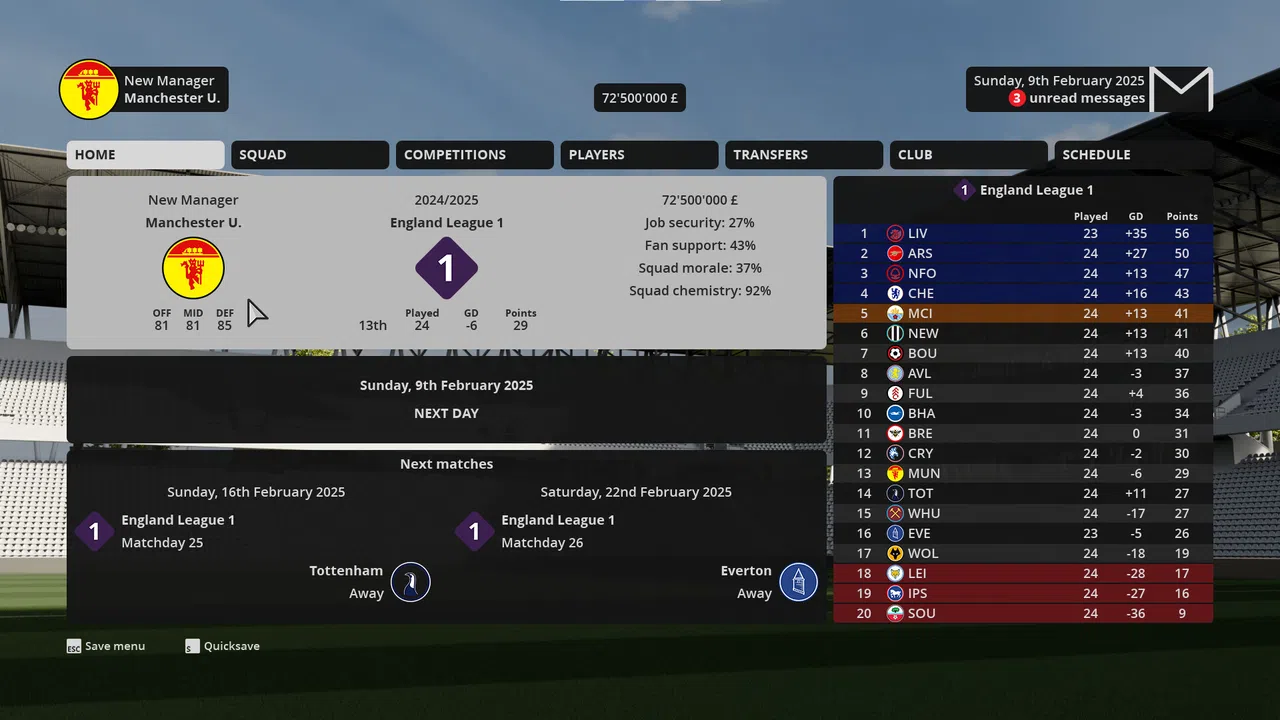 Football Career Mode 26 Screenshot 0