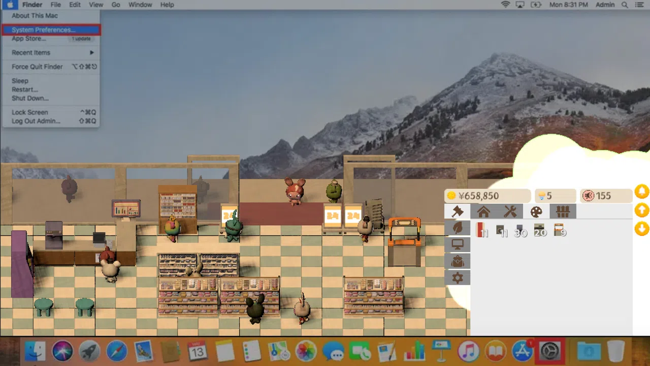 Cozy Desktop Konbini Screenshot 2