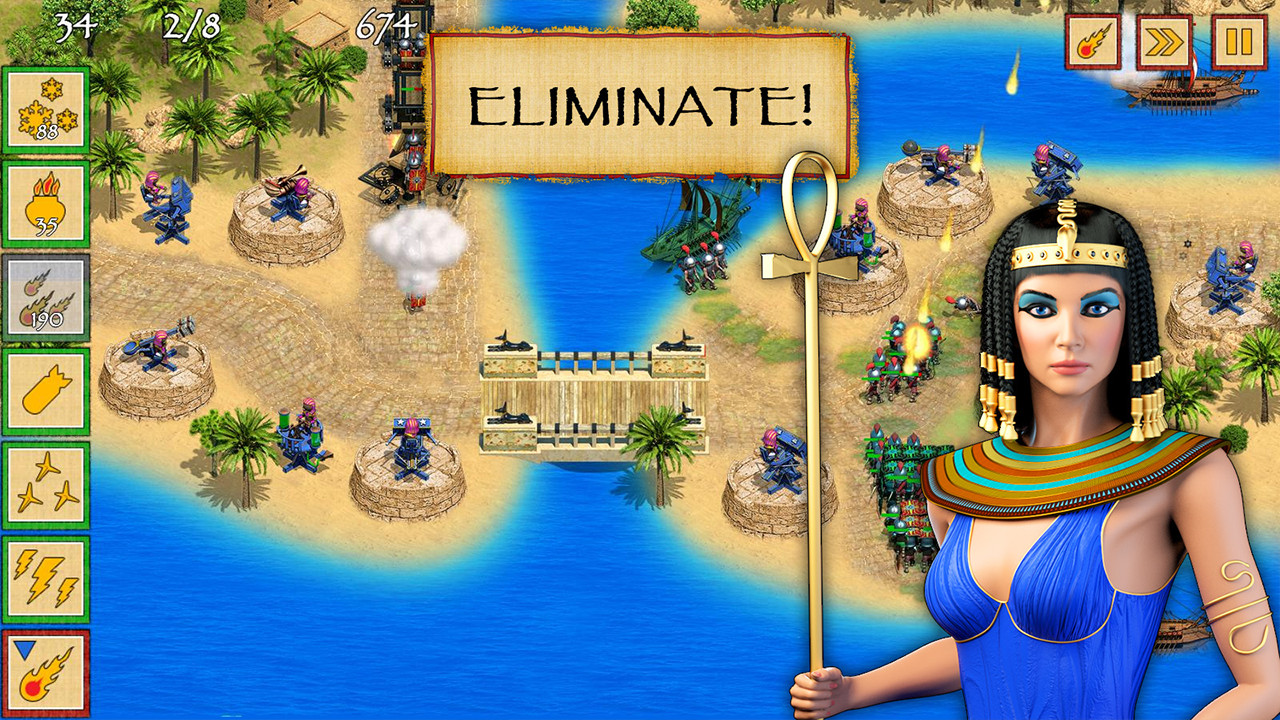Defense of Egypt: Cleopatra Mission Screenshot 0