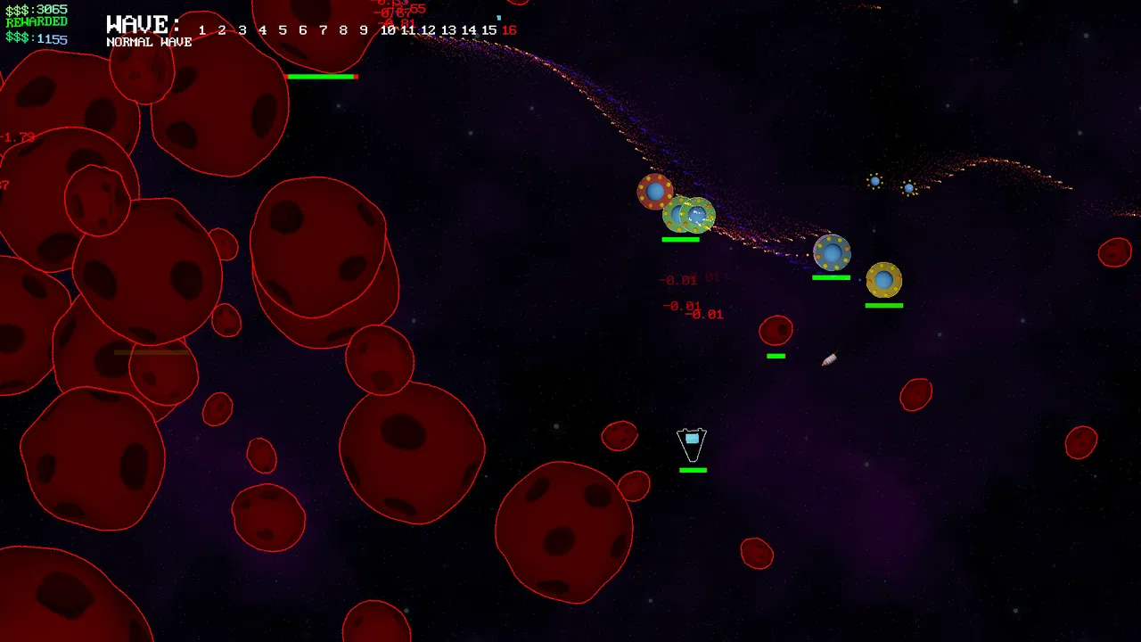 Asteroids ++ | Red Moons Screenshot 1