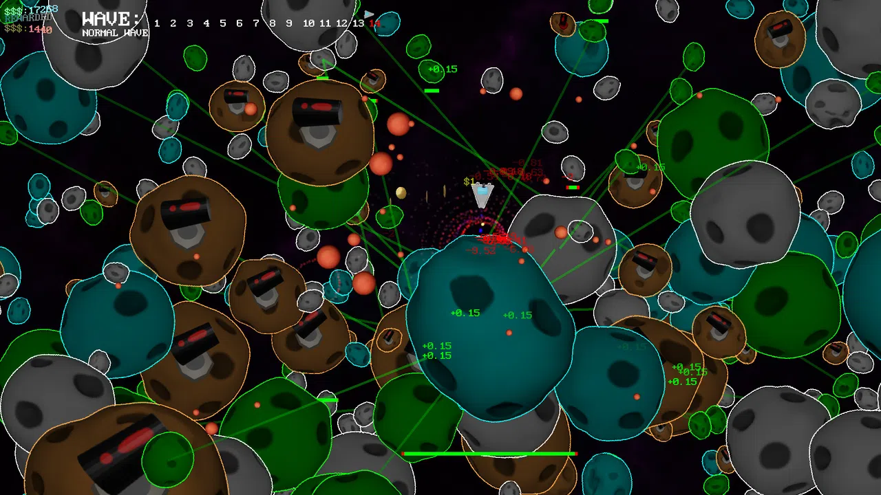Asteroids ++ | The Sun Screenshot 1
