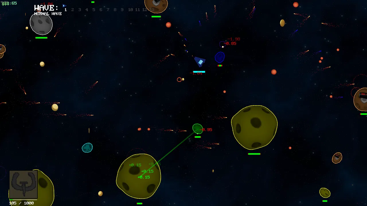 Asteroids ++ | The Sun Screenshot 3