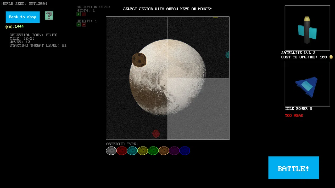 Asteroids ++ | Pluto Screenshot 4