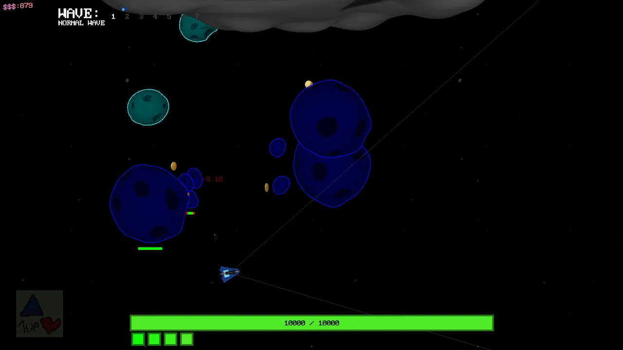 Asteroids ++ | Pluto Screenshot 3