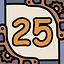 Twenty-five cats icon