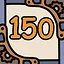 One hundred fifty cats icon