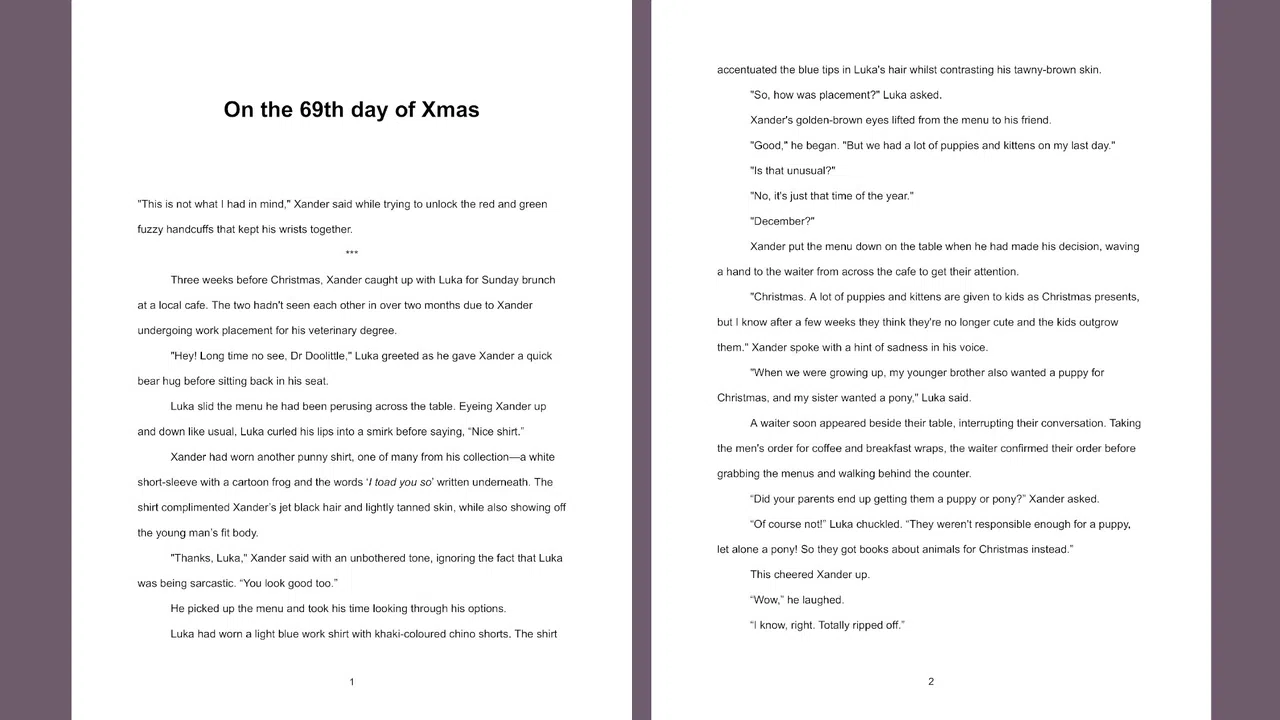 Wrong Number - On the 69th day of Xmas (ebook) Screenshot 1