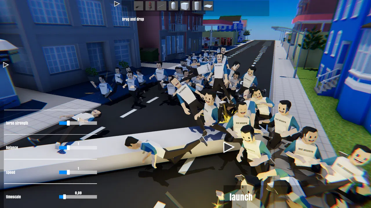 Chat Ragdoll Racing Screenshot 2