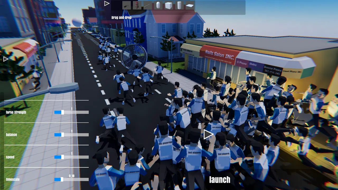 Chat Ragdoll Racing Screenshot 4