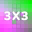 Solve 3x3 field icon
