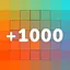 Collect 1000 points icon