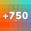Collect 750 points icon