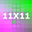 Solve 11x11 field icon