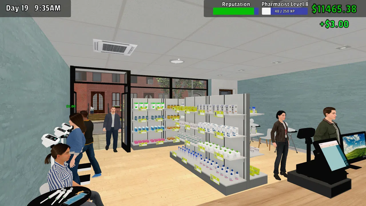 Pharmacy Management Simulator Screenshot 0