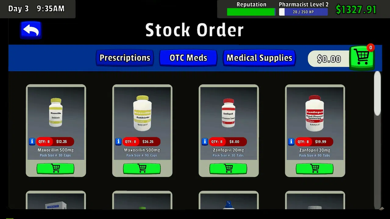 Pharmacy Management Simulator Screenshot 5