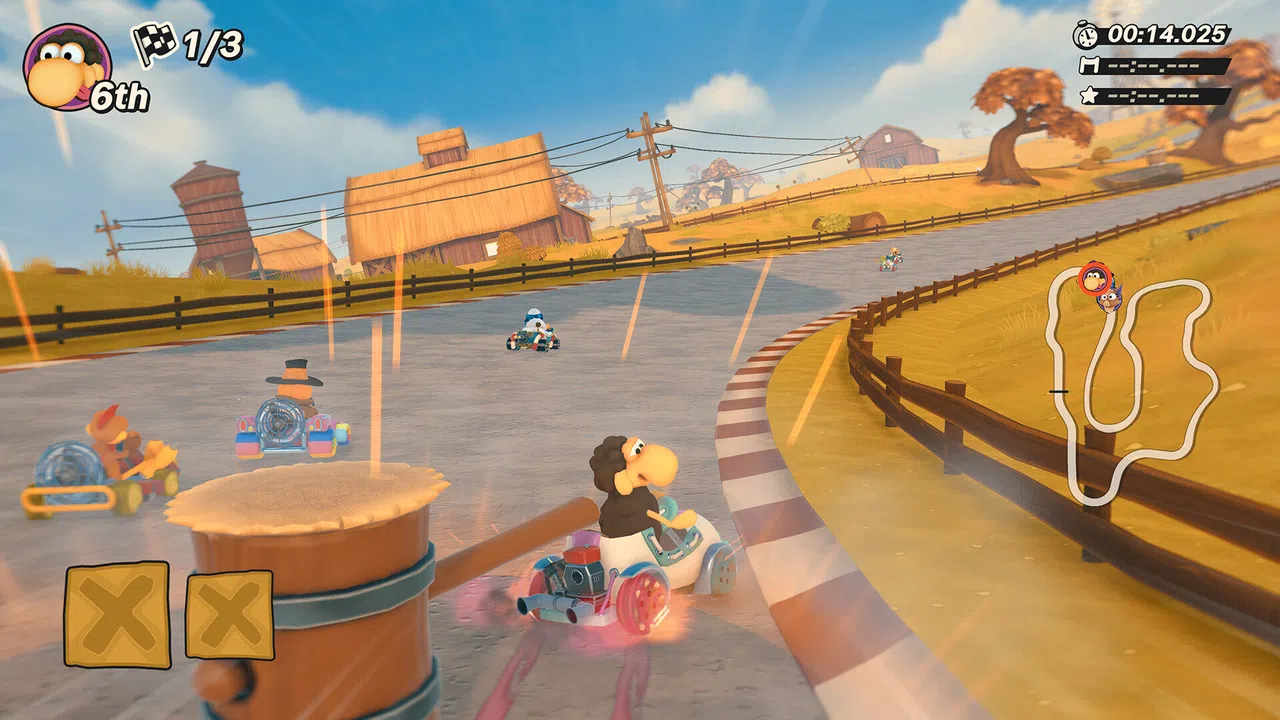 Moorhuhn Kart 4 Demo Screenshot 0