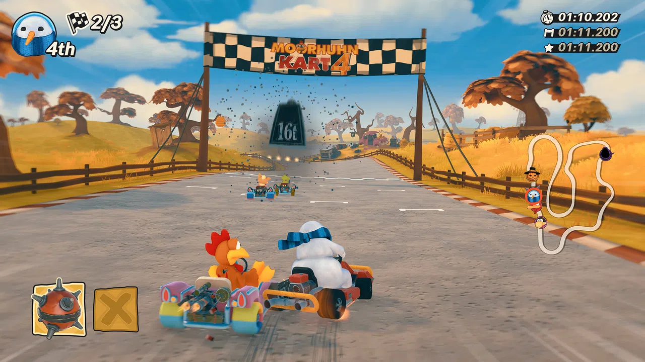 Moorhuhn Kart 4 Demo Screenshot 1