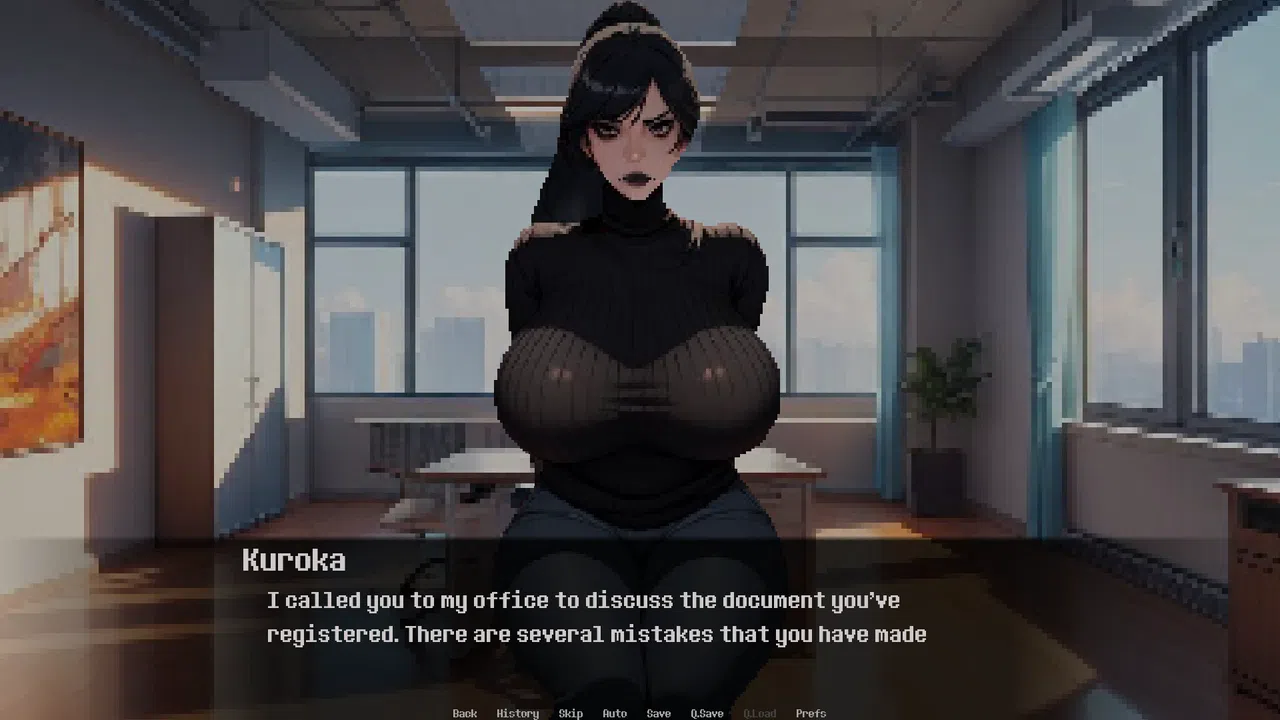 Yandere Goth Boss: Valentine's Day Screenshot 0