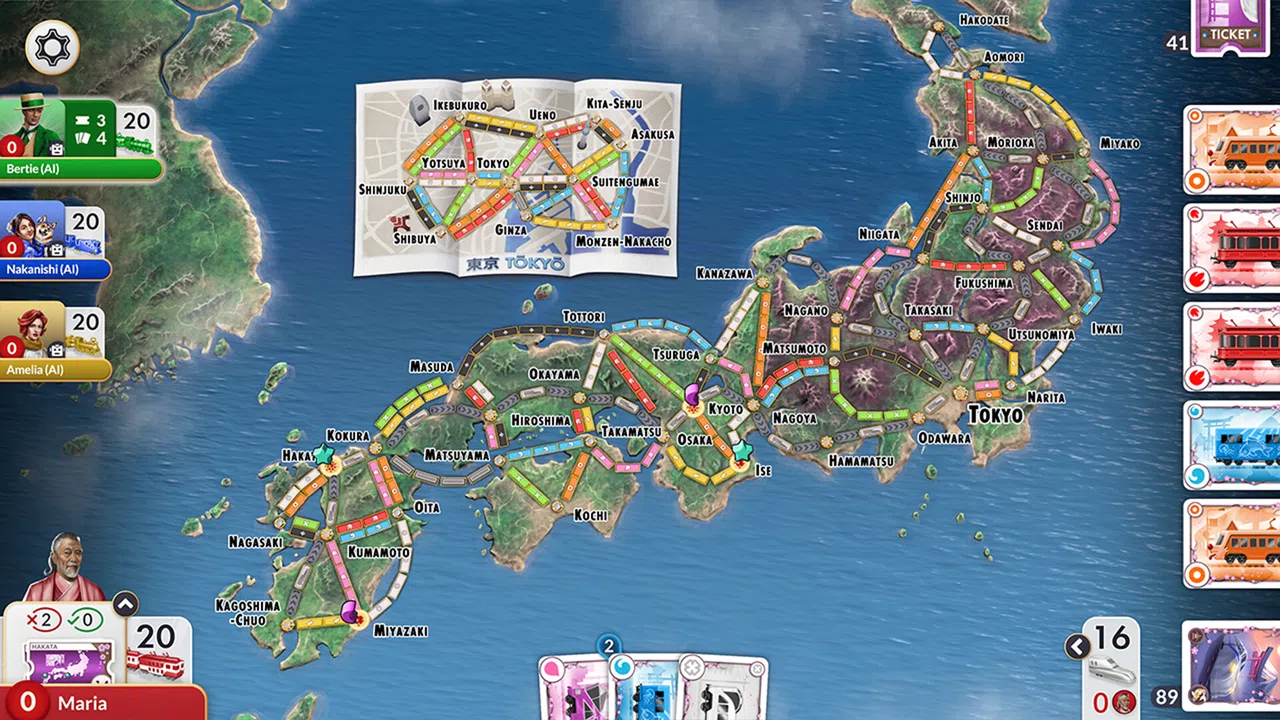 Ticket to Ride®: Japan Expansion Screenshot 0