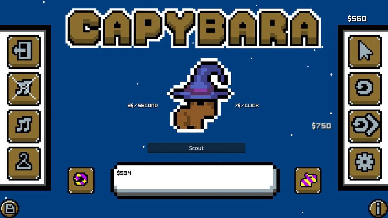 Capybara Achievement Clicker Screenshot 1