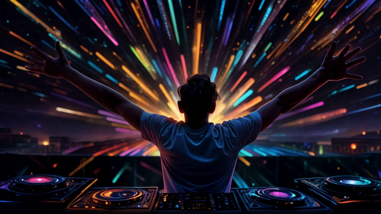 AI-VJ - DJ 3 Visuals Screenshot 1