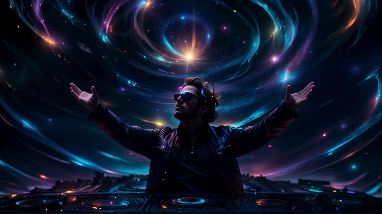 AI-VJ - DJ 3 Visuals Screenshot 0