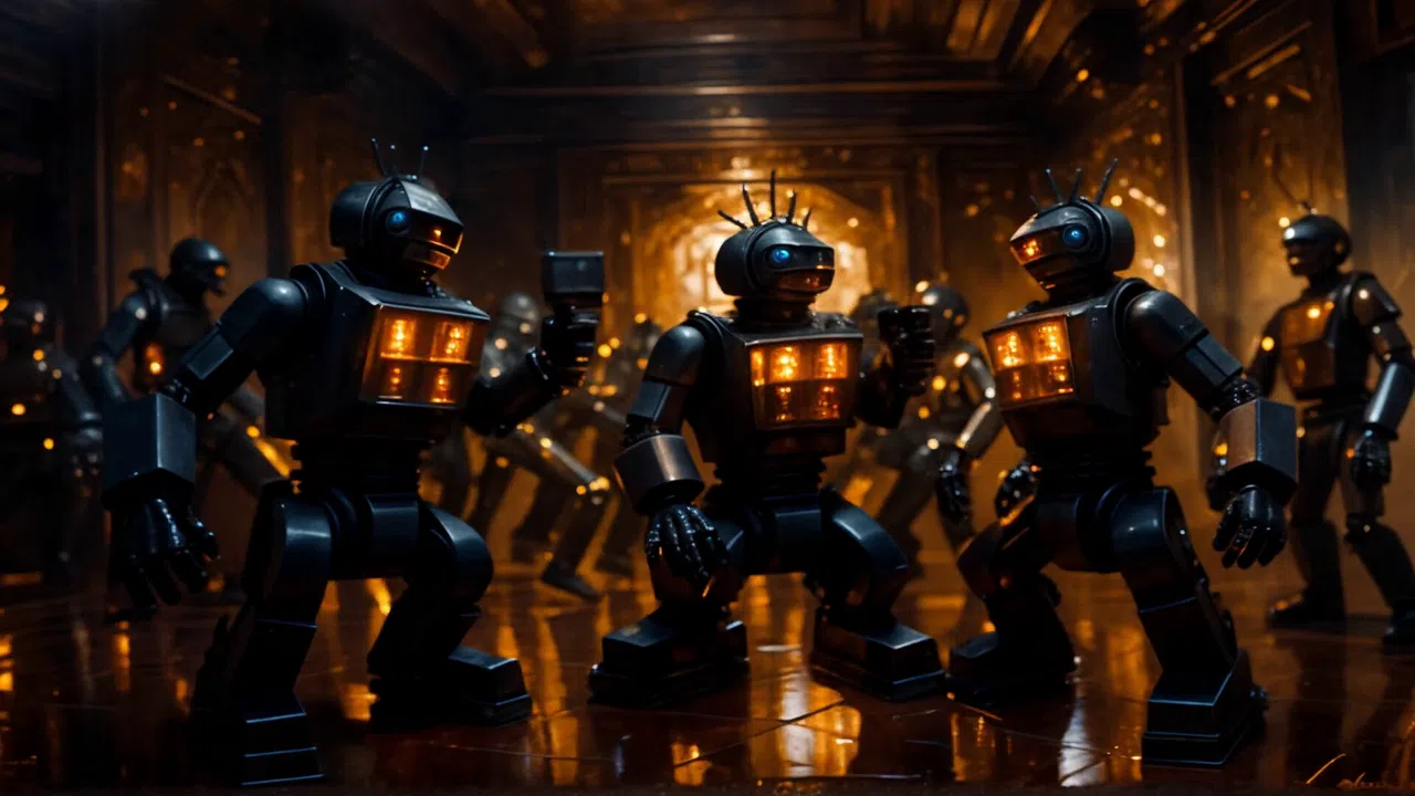 AI-VJ - Robots Visuals Screenshot 0