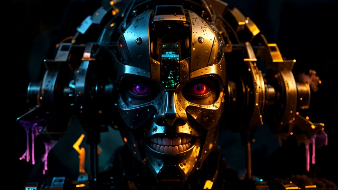 AI-VJ - Robots Visuals Screenshot 2