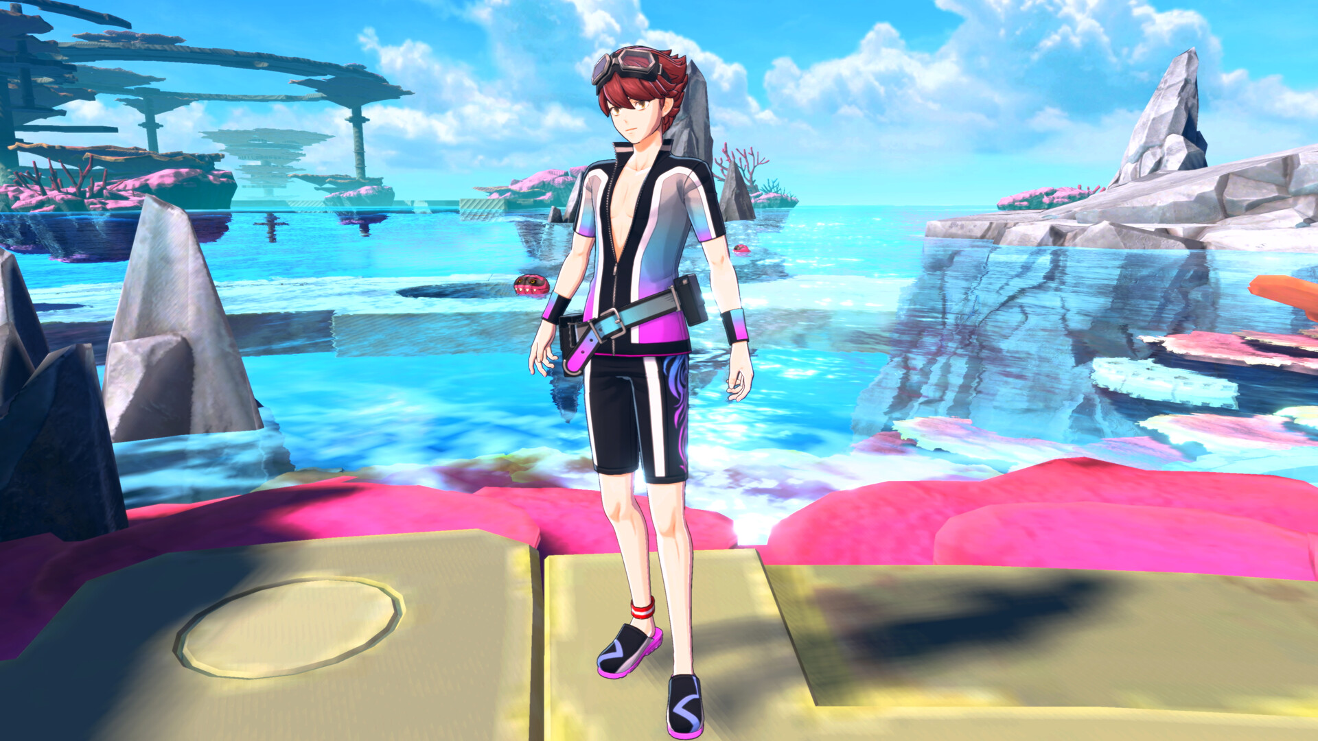 Digimon Story Time Stranger - Costume Swimwear Set Screenshot 0