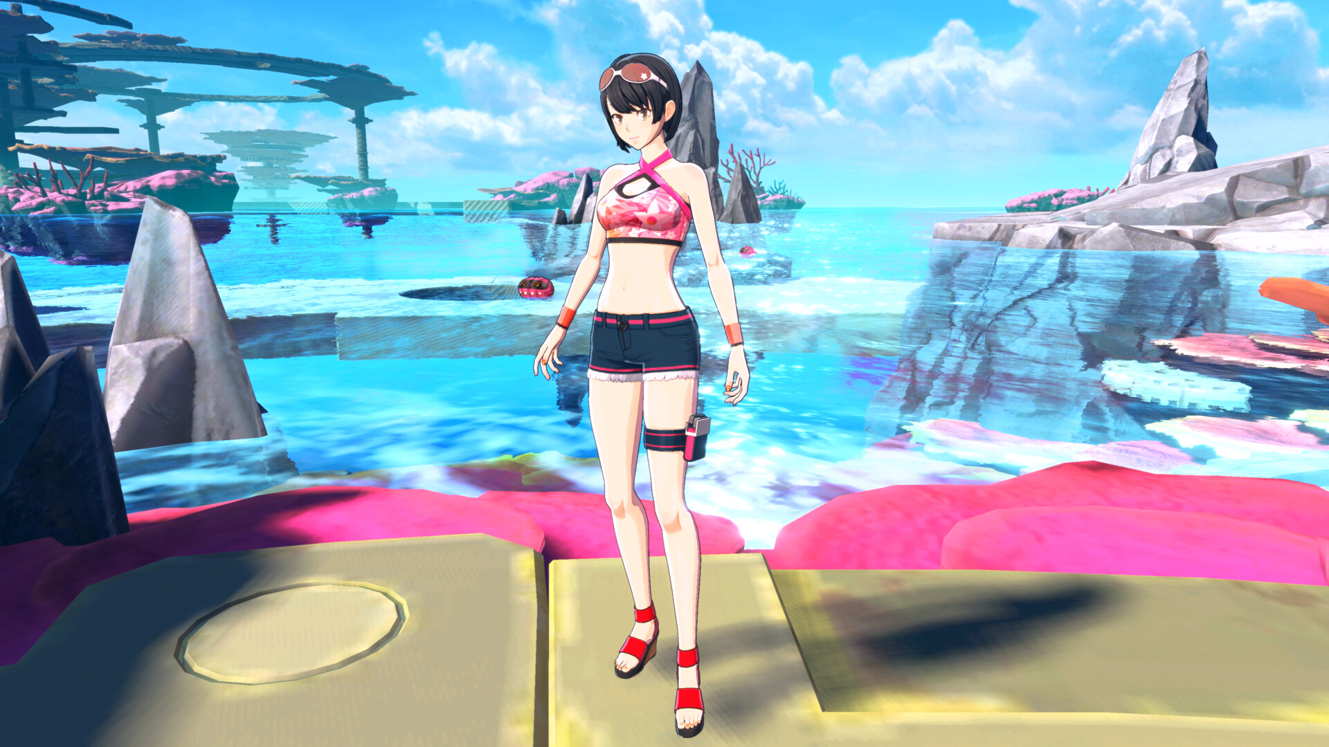 Digimon Story Time Stranger - Costume Swimwear Set Screenshot 1