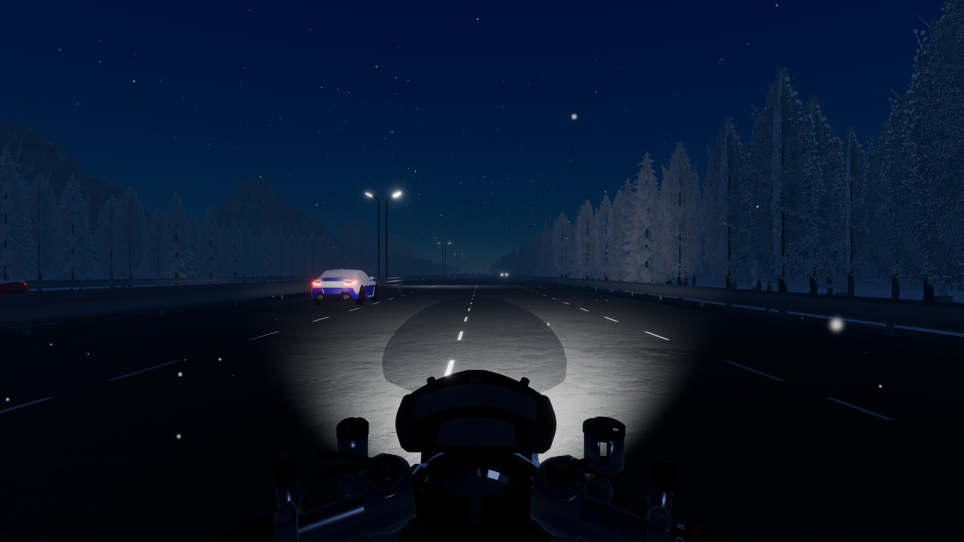 Motorcycle Night Ride Screenshot 5