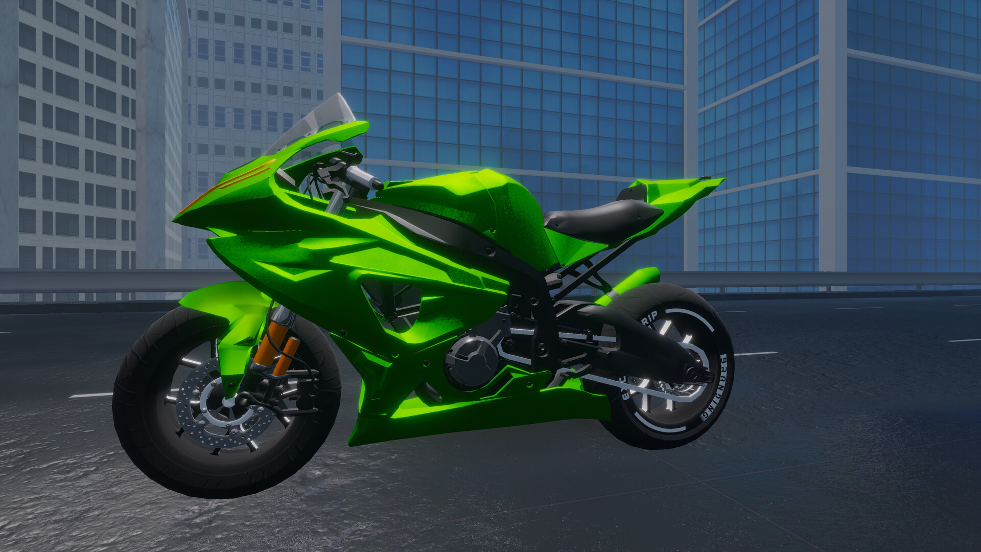 Motorcycle Night Ride Screenshot 8