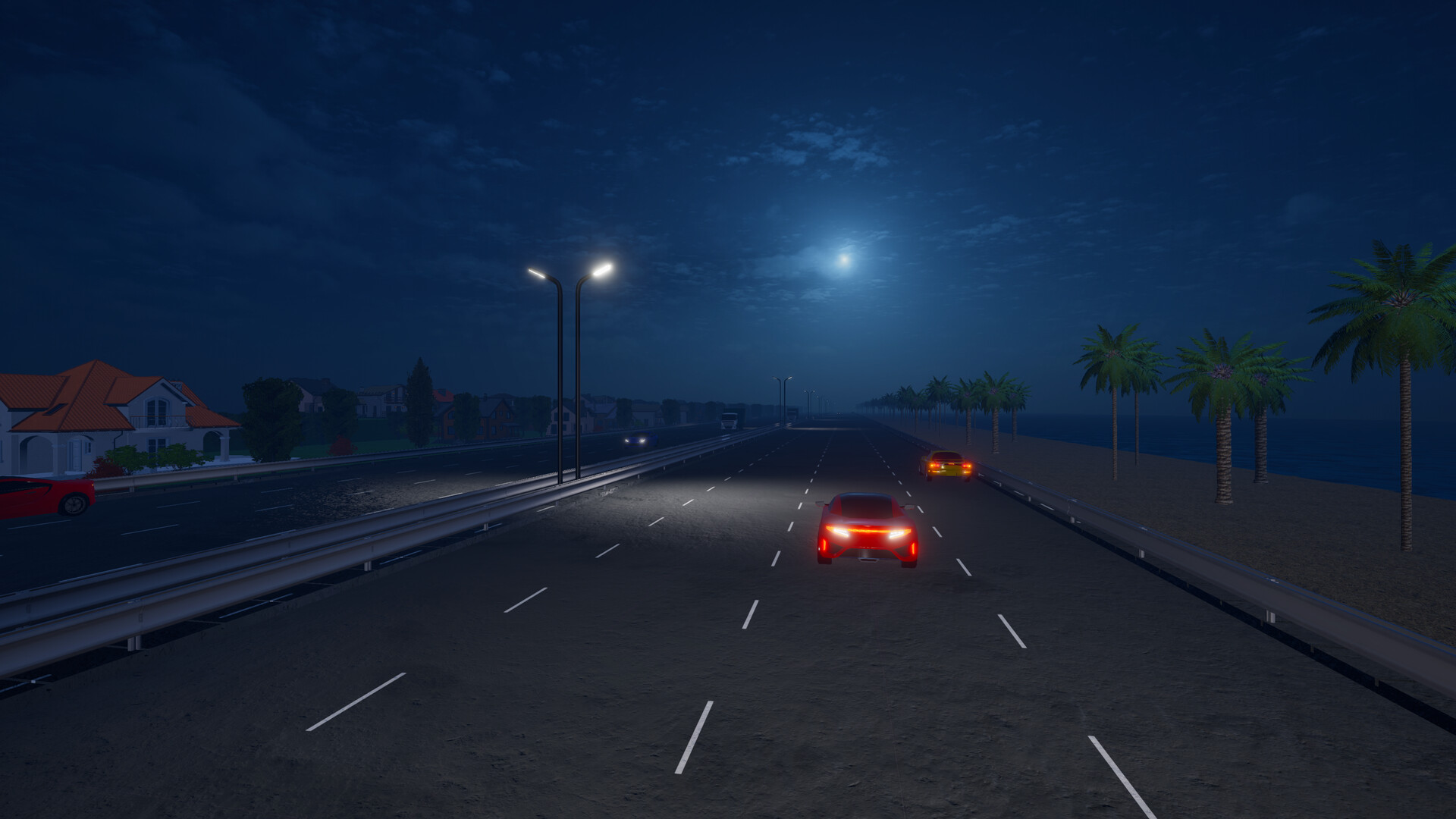 Motorcycle Night Ride Screenshot 2