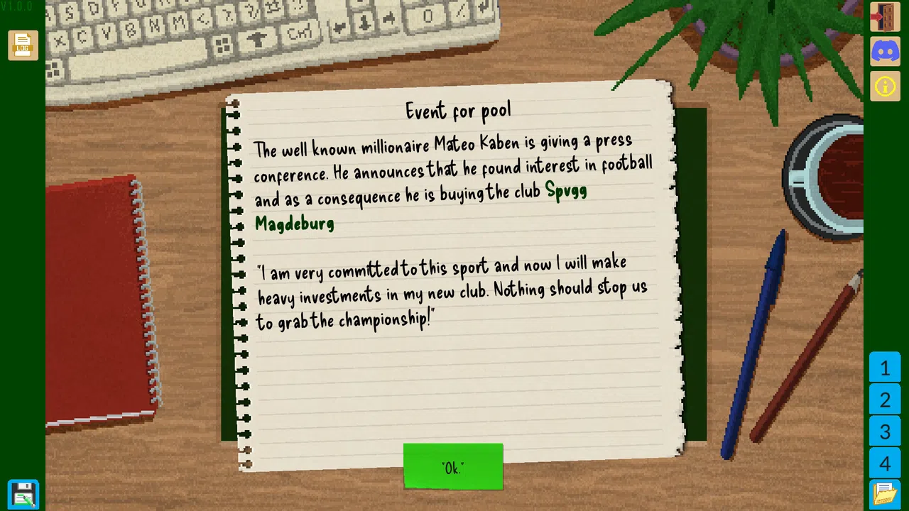 Boeckham's Football Manager Screenshot 3