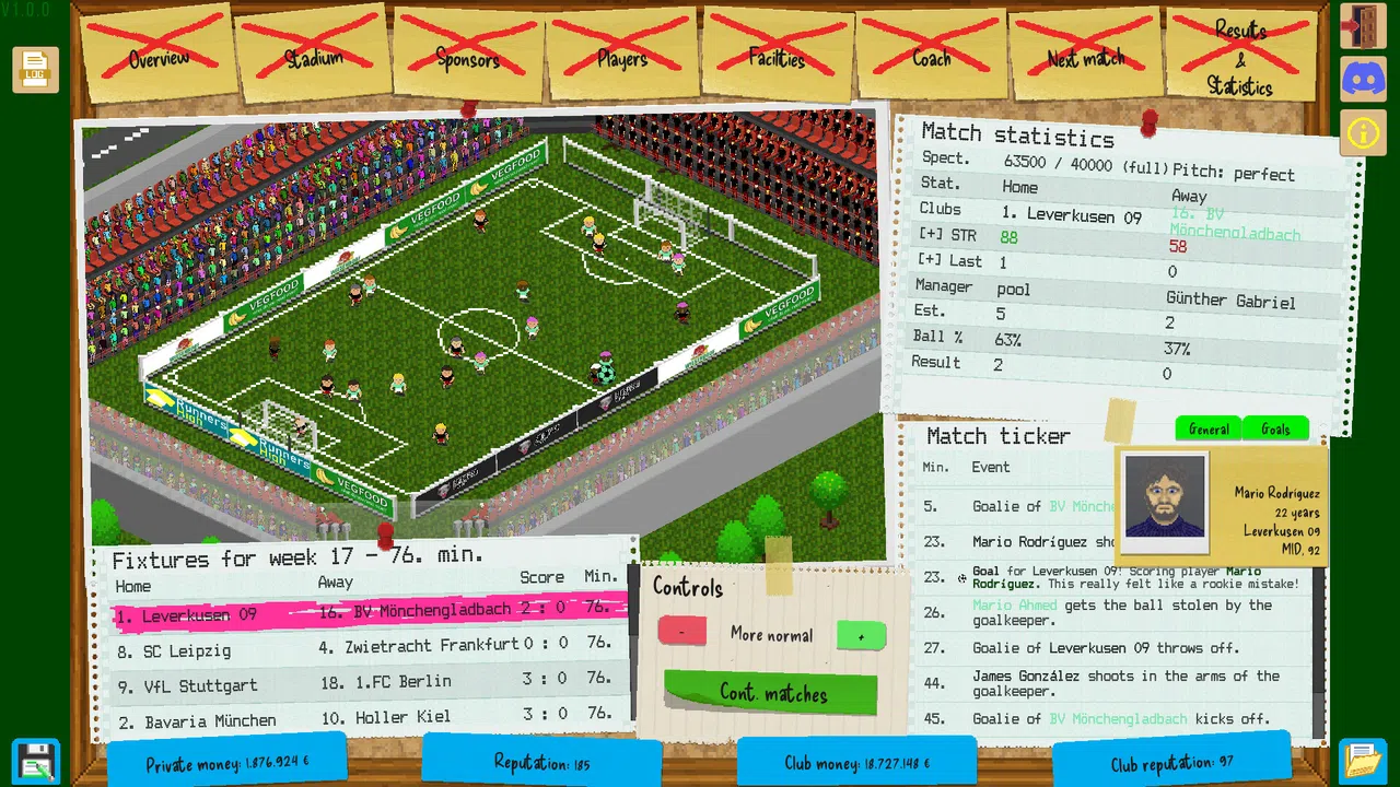 Boeckham's Football Manager Screenshot 2