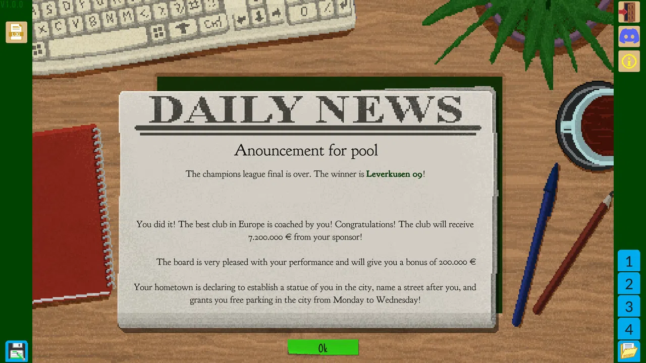 Boeckham's Football Manager Screenshot 6