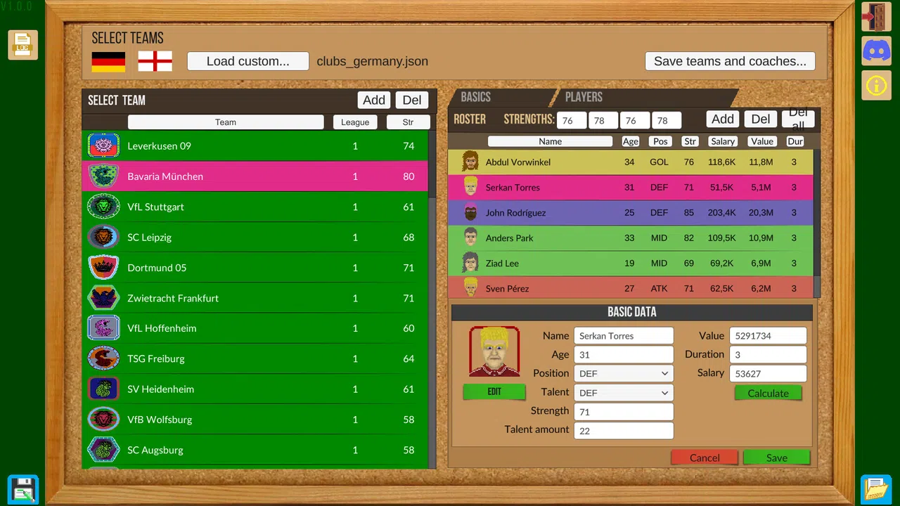 Boeckham's Football Manager Screenshot 19
