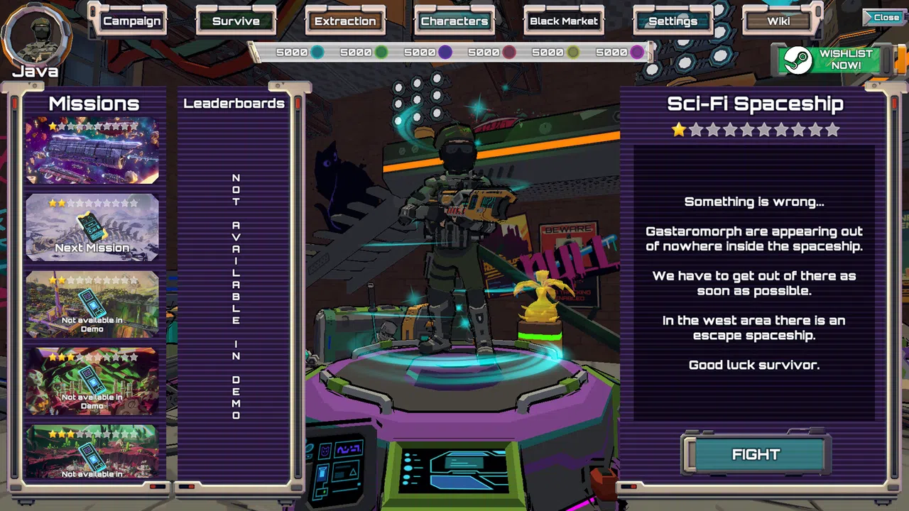 PROJECT SURVIVOR Demo Screenshot 2