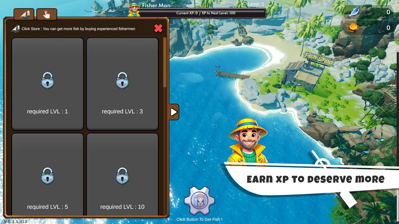 Fisher Idle Demo Screenshot 4
