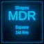 Square Level 1st line icon
