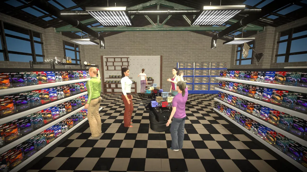 Firewheels Shop Simulator Demo Screenshot 0
