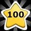 Stars 100 icon