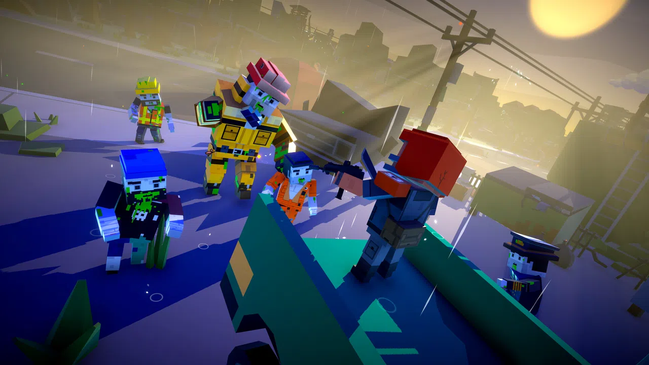 Zombie Blocks: Pixel Shooter Gun Screenshot 1