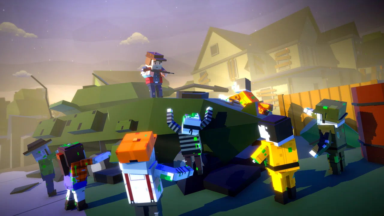 Zombie Blocks: Pixel Shooter Gun Screenshot 3
